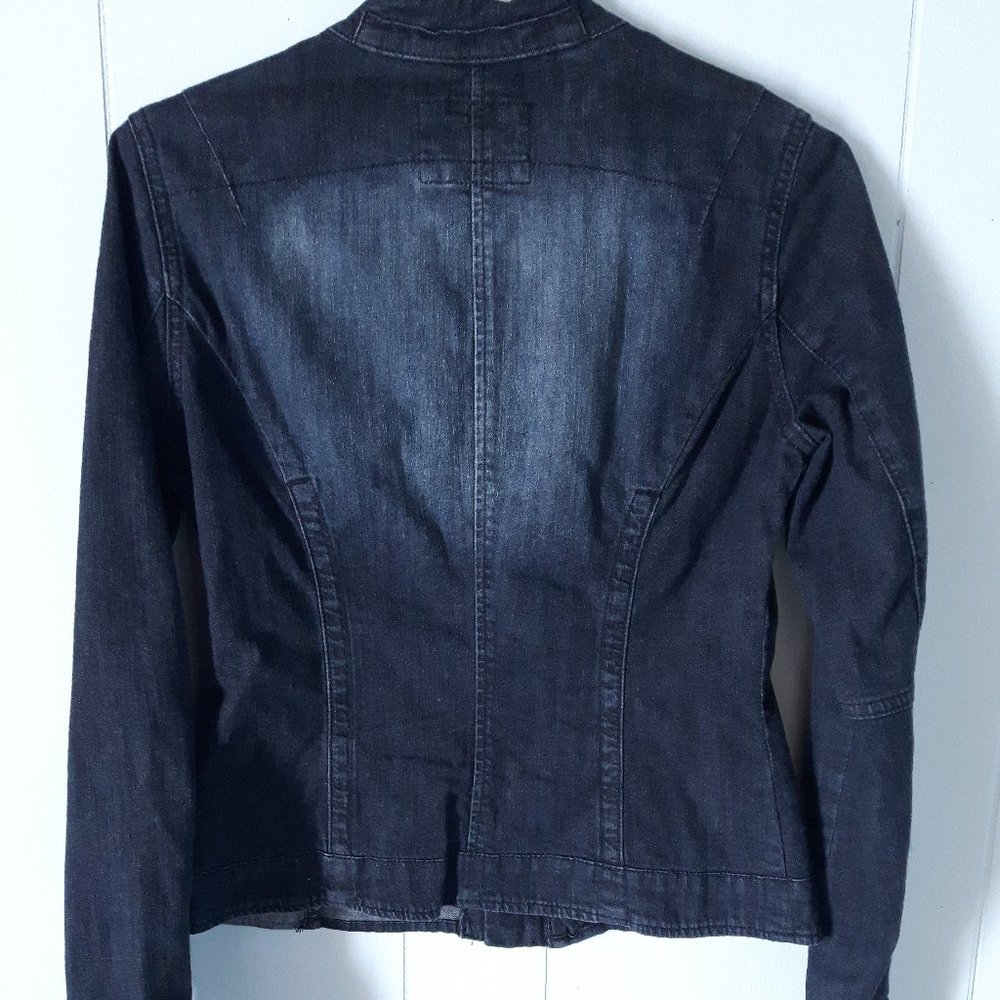 Smart Set Moto Jean Jacket - Picture 2 of 5
